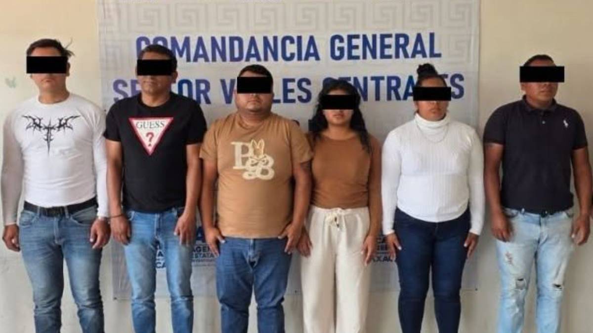 Detienen a funcionaria junto a cinco personas más por extorsión y cobro de piso en Oaxaca