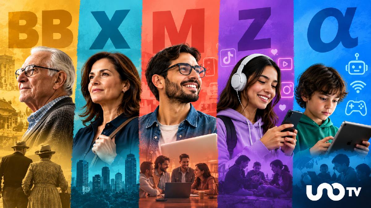 ¿Millennial, centennial o generación X? Descúbrelo según tu edad