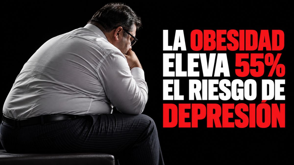 Obesidad eleva 55% el riesgo de depresión: especialista advierte sobre el hambre emocional, cómo identificarla