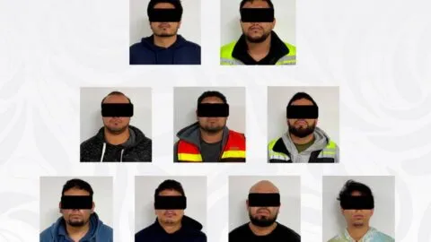 Operativo contra robo a transportistas en San Luis Potosí deja 9 detenidos; aseguran 30 inhibidores, armas y vehículos