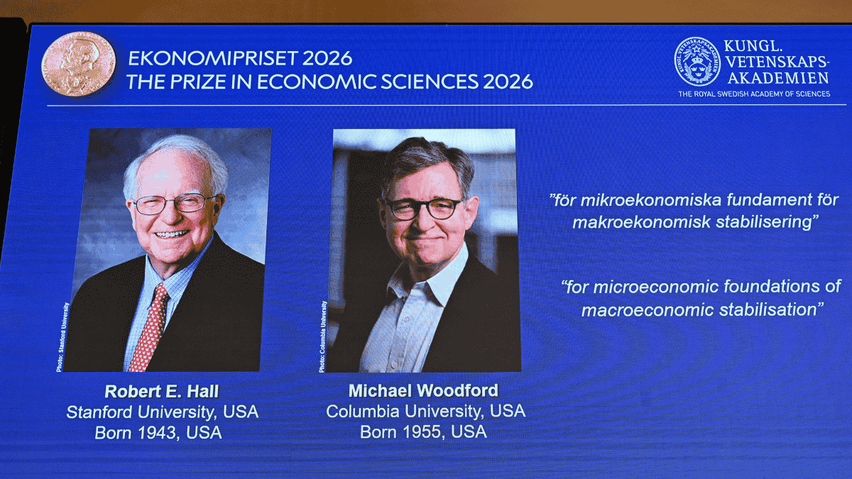 Nobel de Economía 2026: Robert Hall y Michael Woodford ganan por desarrollo de nuevos modelos macroeconómicos