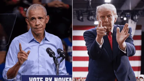 Obama critica a Trump por Irán y los precios; el presidente de EE. UU. responde