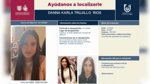 Universidad La Salle pide ayuda para localizar a Danna Karla, de 15 años, desaparecida en CDMX