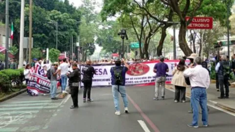 Megamarcha del IMSS hoy: calles cerradas y rutas afectadas en CDMX