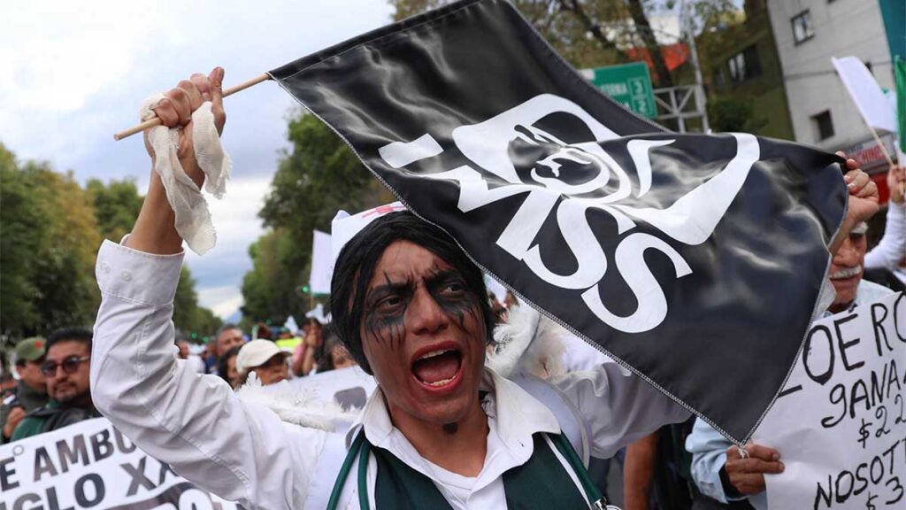 Protestas represión IMSS Durango