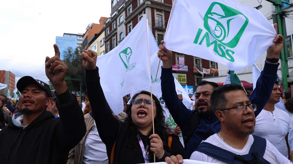 Trabajadores del IMSS anuncian más bloqueos en CDMX este jueves 22 de octubre