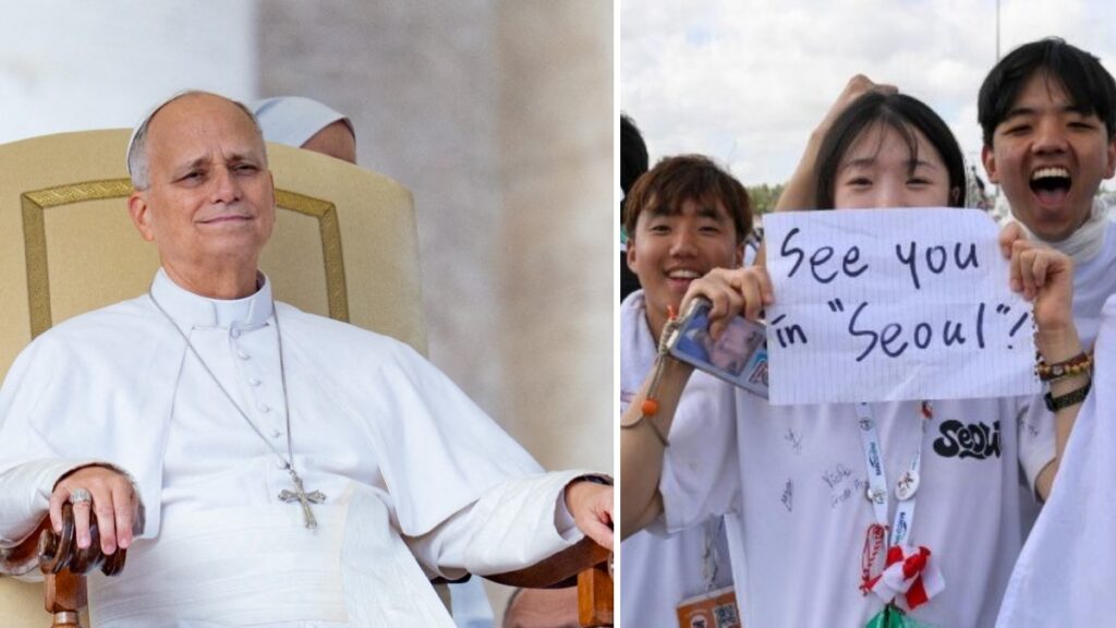 León XIV llama a jóvenes a la JMJ 2027. FOto: AFP-Vatican News