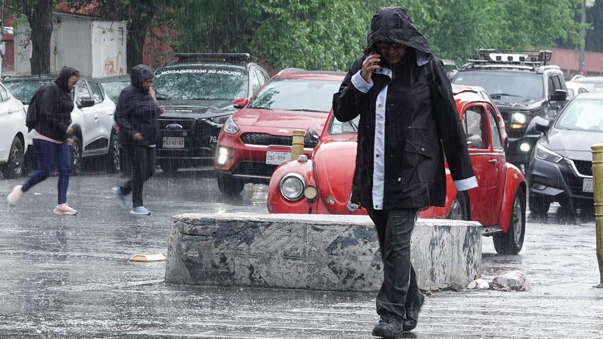 Lluvias fuertes y granizo en CDMX y Edomex este viernes 16 de octubre