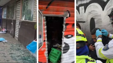 Sube tono de marcha del 2 de octubre: saqueos, pintas y enfrentamientos