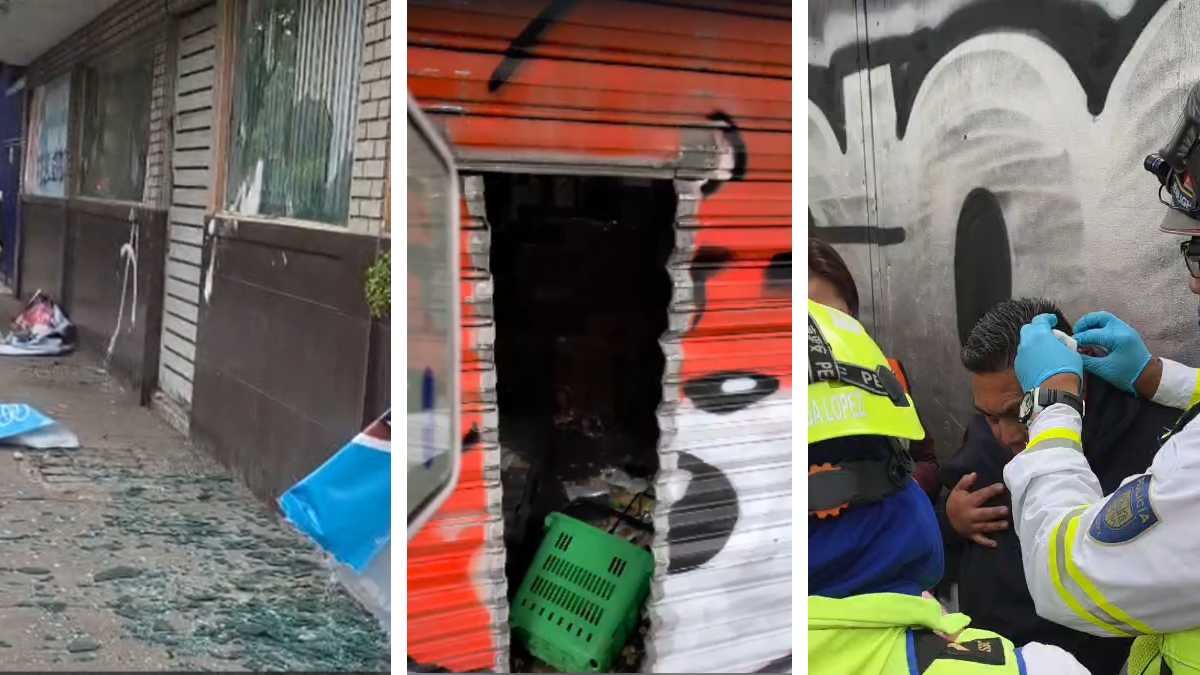 Sube tono de marcha del 2 de octubre: saqueos, pintas y enfrentamientos