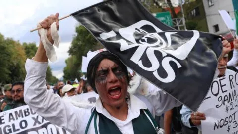 Marchas y bloqueos hoy en CDMX: trabajadores del IMSS y otros grupos se movilizan