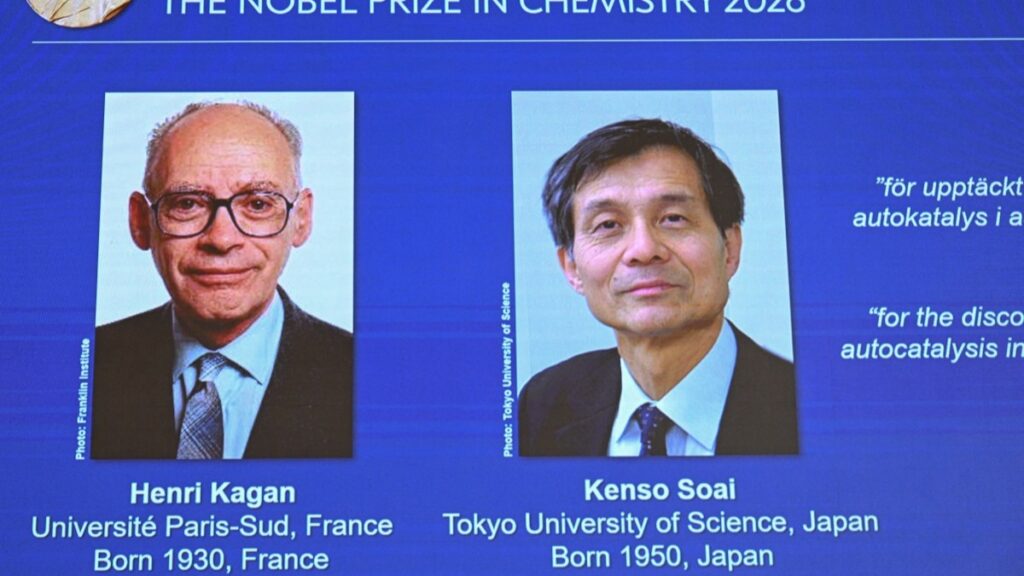 Nobel de Química 2026: Henri B. Kagan y Kenso Soai ganan por proceso que facilita la fabricación de fármacos
