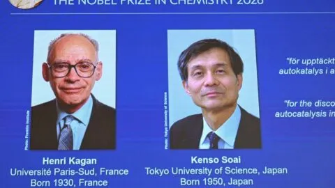 Nobel de Química 2026: Henri B. Kagan y Kenso Soai ganan por proceso que facilita fabricación de fármacos