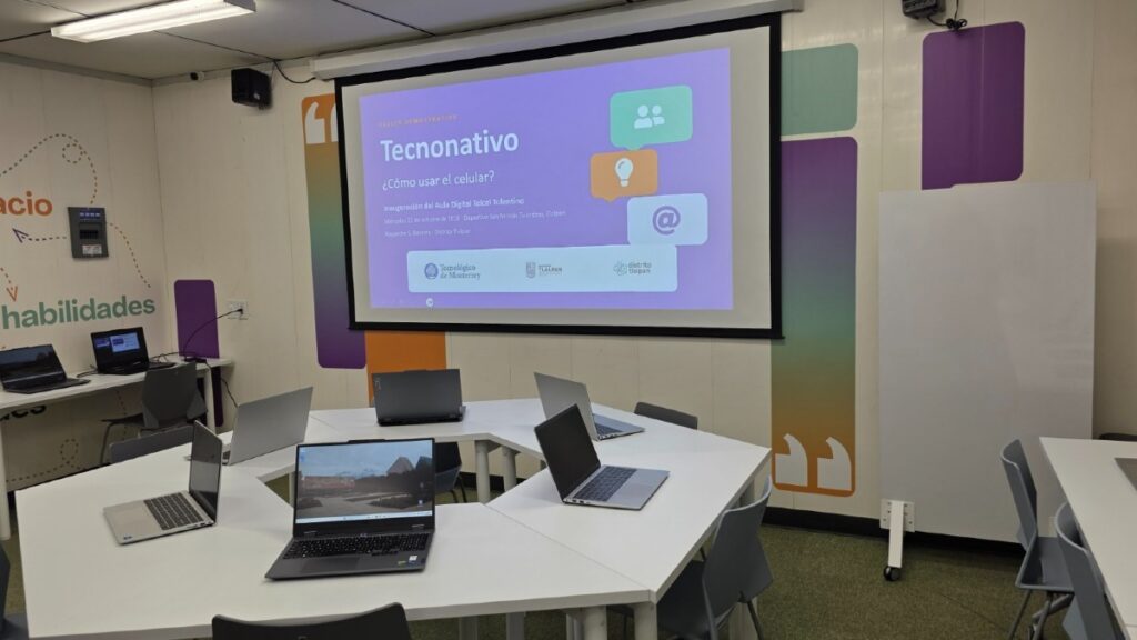 Nueva Aula Digital Telcel Tolentino abre oportunidades de aprendizaje con el Tecnológico de Monterrey, el Distrito de Innovación Tlalpan y la Alcaldía Tlalpan