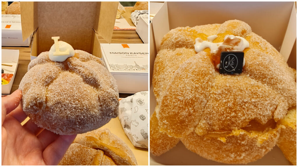 radiografía del pan de muerto.