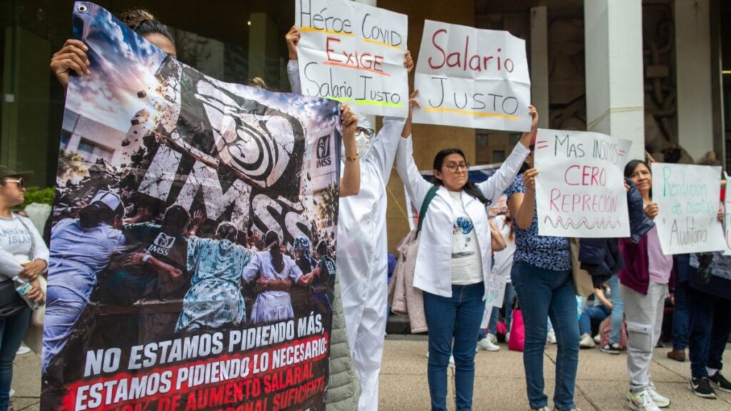 Demandas de trabajadores del IMSS