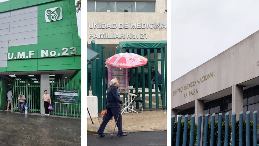Clínicas del IMSS operan sin paro de labores. Foto: Melina Ochoa