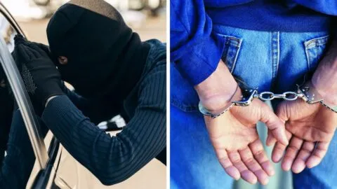 Tras intensa persecución, detienen a cuatro presuntos robacoches en Naucalpan, Edomex