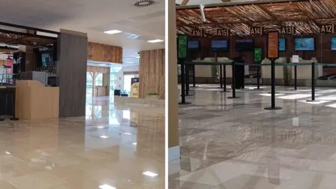 Tulum enfrenta caída turística: mil habitaciones vacías y un aeropuerto desierto