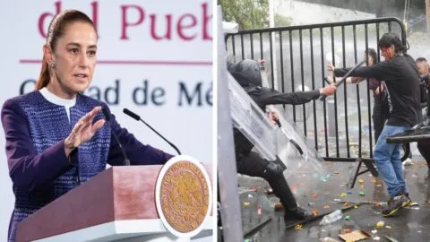 Sheinbaum critica represión en marcha por el agua en Jalisco y pide explicaciones a Lemus