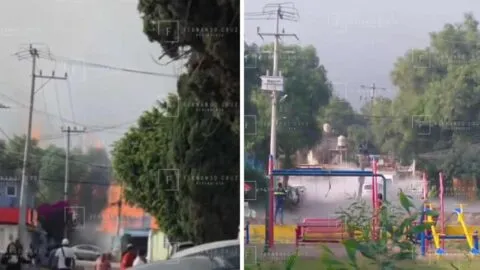 Video: así fue la fuga de gas y explosión en Coacalco, Edomex