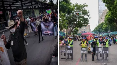 Marcha de trabajadores y protesta estudiantil generarán afectaciones viales en Benito Juárez y Centro Histórico