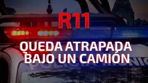"R11": ¡De milagro! Mujer queda debajo de un camión y sobrevive en Tepito