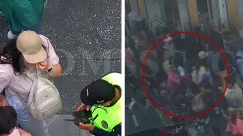 ¡Ya no pudieron escapar! Caen cinco mujeres carteristas en el Centro Histórico de CDMX