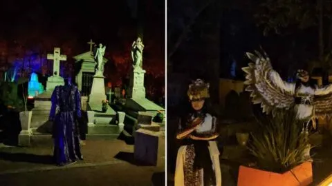 ¿Te atreves a escuchar a los muertos? Así cobran vida en panteón de la Soledad en Toluca