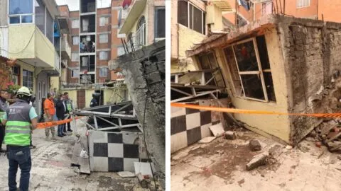 Se derrumba estructura de vecindad en la colonia Morelos, CDMX