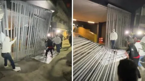 Protesta de trabajadores del IMSS escala: dan portazo en el sindicato