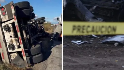 Tráiler provoca carambola y paraliza la México-Puebla en el kilómetro 46: imágenes