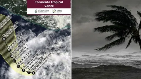 Se forma tormenta tropical Vance en el Pacífico: podría convertirse en huracán categoría 3 en los próximos días