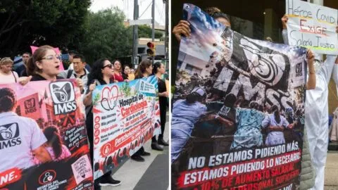 Trabajadores del IMSS anuncian megamarcha nacional para el 30 de octubre