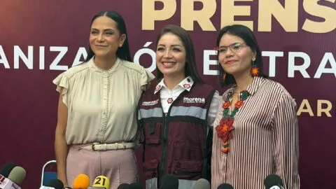 Jasmín Bugarín formaliza su salida del PVEM y se suma a Morena en Nayarit