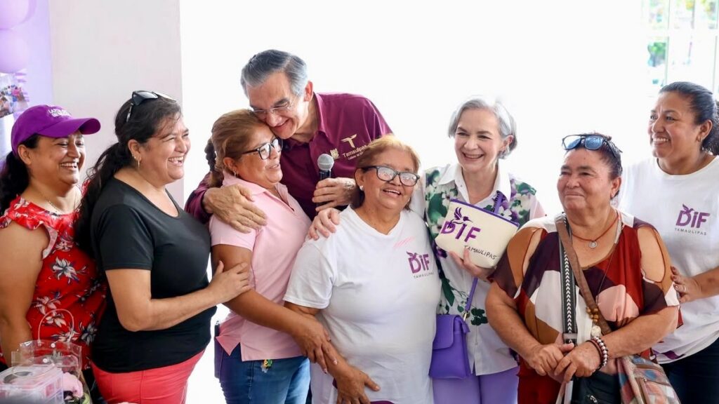 Américo Villarreal encabeza jornada de salud gratuita en Tampico. Foto: Uno TV