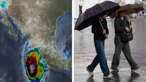 Huracán Trudy, frente frío 2 y evento de “Norte” provocarán lluvias extremas en varios estados