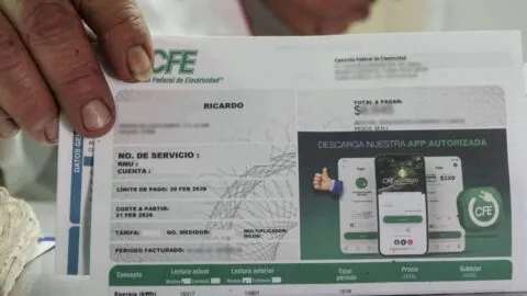 Recibos de luz de la CFE cambiarán en Yucatán, Campeche y Quintana Roo a partir del 1 de noviembre