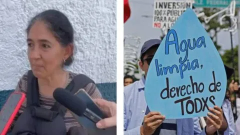 "Mi hijo no estaba en la marcha": repartidor detenido en protesta por el agua es trasladado a Puente Grande