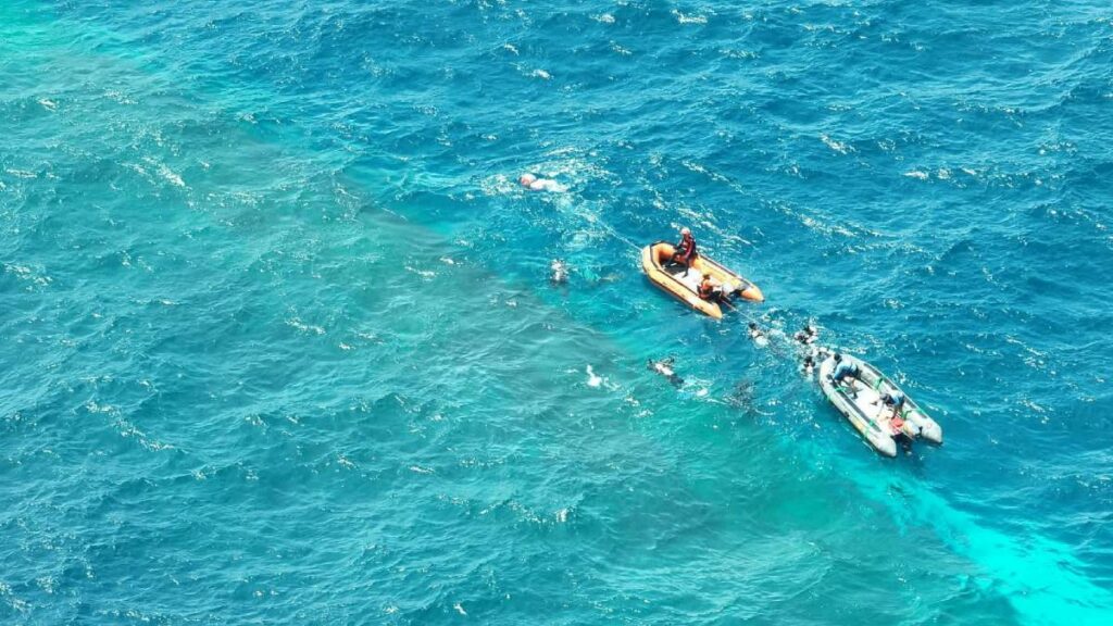 Labores de rescate en el mar