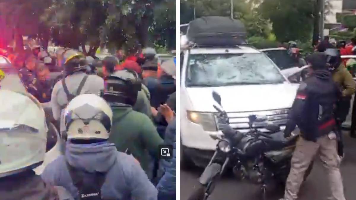 Automovilista presuntamente atropella a repartidor y se desata riña en Coapa: videos