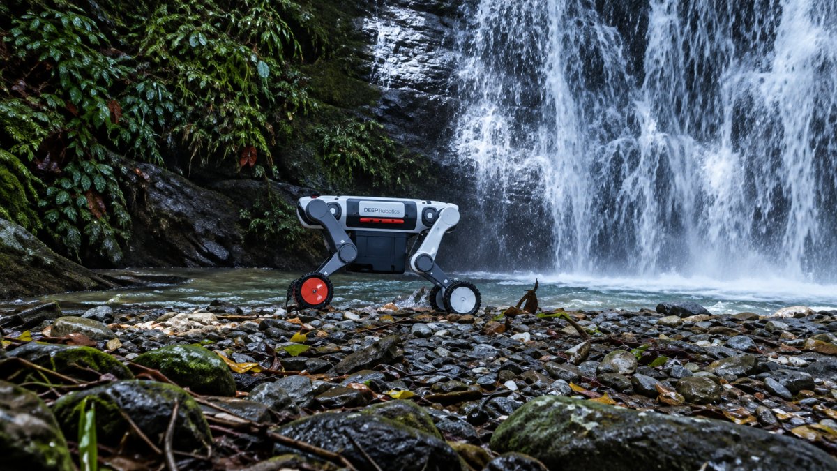 Perro robot chino localiza “plantas fantasma” y ayuda a investigar especies raras