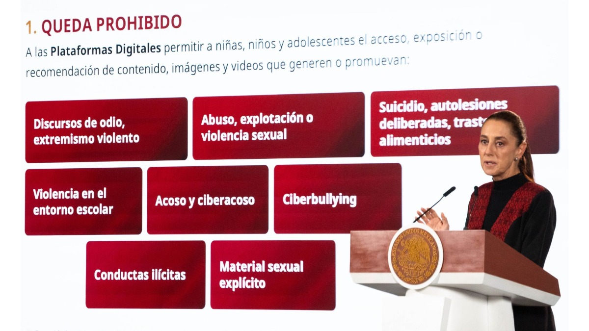Plataformas digitales deberán bajar contenido de odio y violencia contra menores
