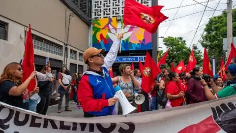 Sindicalizados encabezan las protestas en la CDMX este martes 6 de octubre
