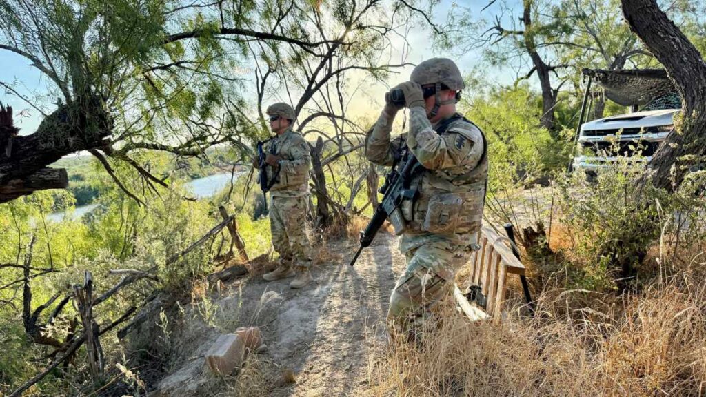 Soldados fueron desplegados en la Frontera del Río Grande