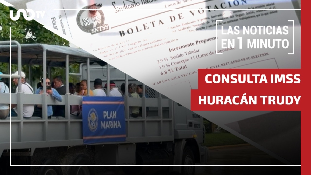 Noticias de hoy 15 de octubre de 2026, en un minuto, hasta las 13:00 horas