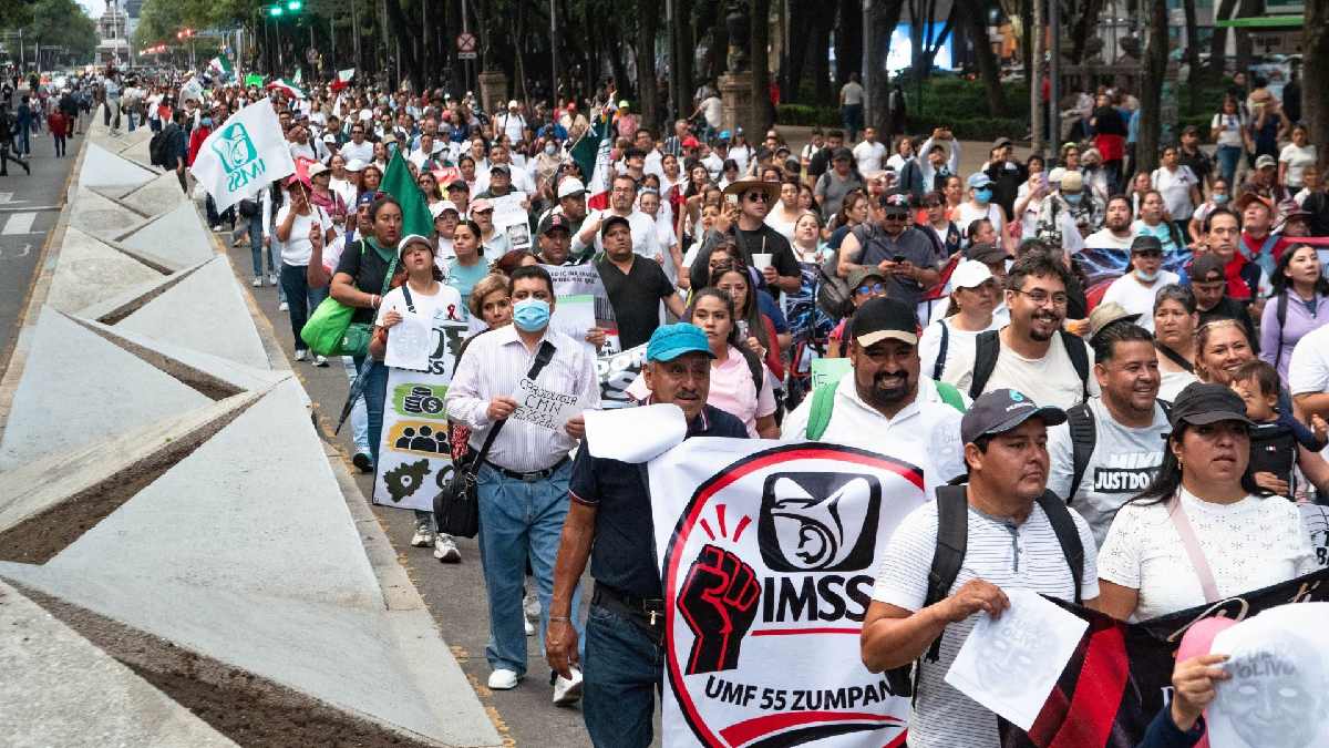 Trabajadores del IMSS volverán a las calles de la CDMX este 14 de octubre