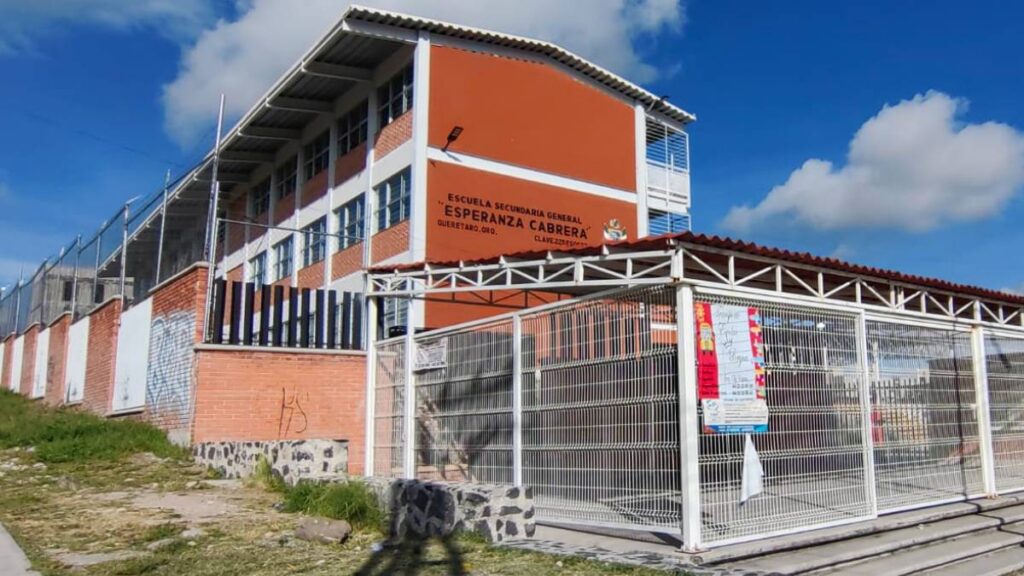 Secundaria donde se dio el ataque en Querétaro.