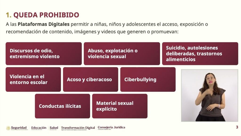 ley adolescentes violencia, plataformas digitales