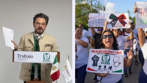 IMSS ofrece incremento salarial del 8%; trabajadores lo rechazan